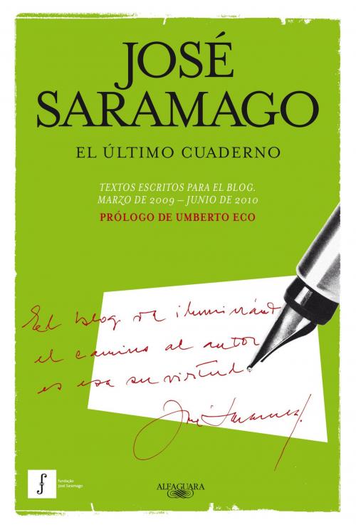 Cover of the book El último cuaderno by José Saramago, Penguin Random House Grupo Editorial España