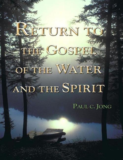 Cover of the book Return to the Gospel of the Water and the Spirit by Paul C. Jong, Hephzibah Publishing House