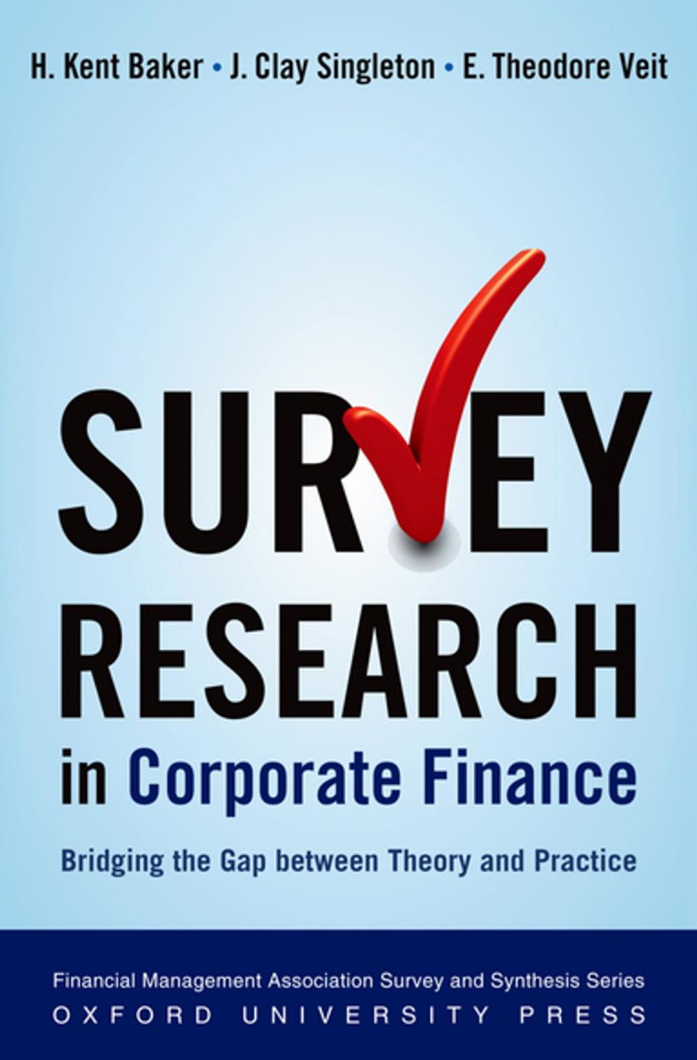 Big bigCover of Survey Research in Corporate Finance
