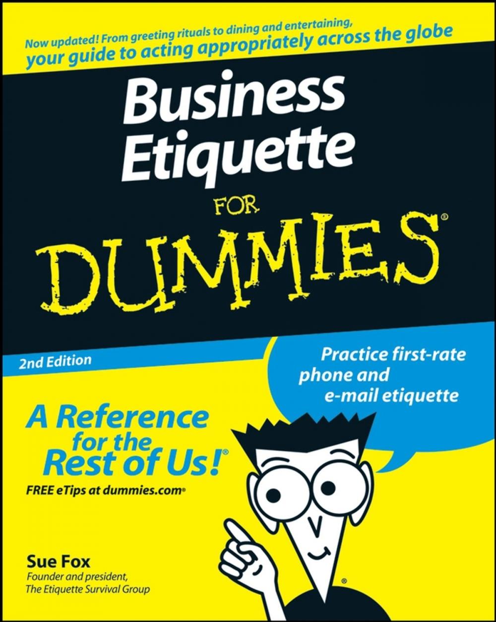 Big bigCover of Business Etiquette For Dummies