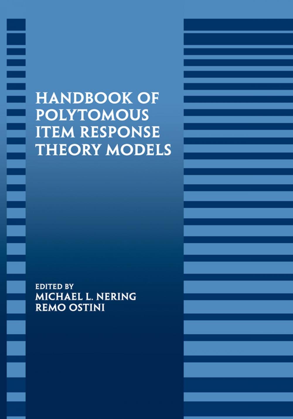 Big bigCover of Handbook of Polytomous Item Response Theory Models