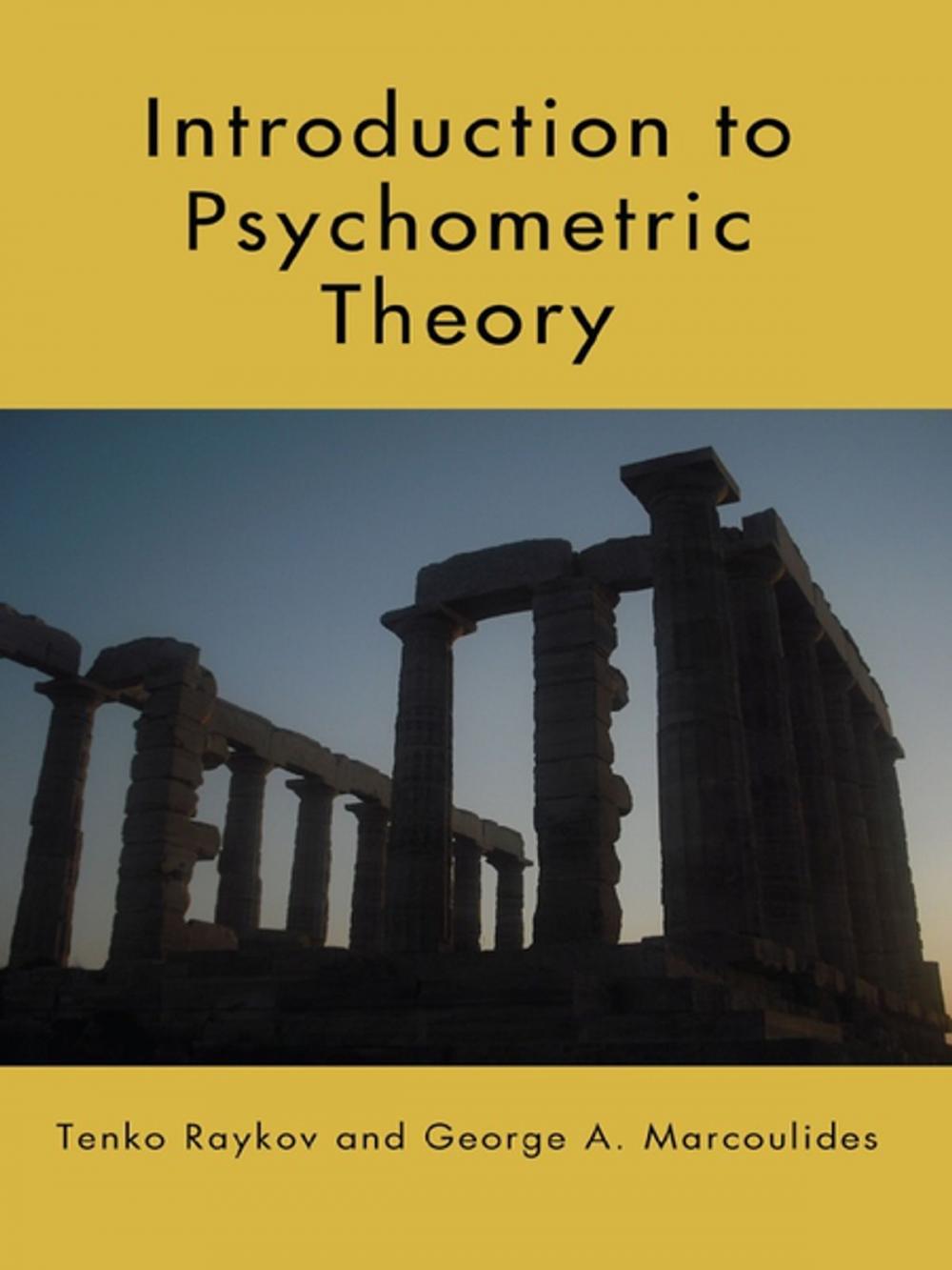 Big bigCover of Introduction to Psychometric Theory