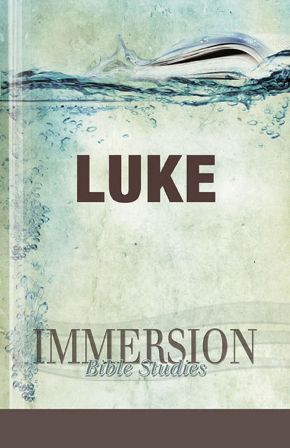 Big bigCover of Immersion Bible Studies: Luke