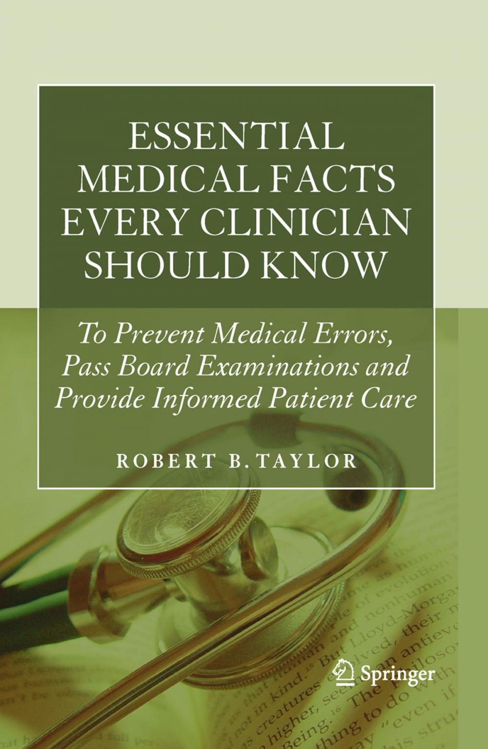 Big bigCover of Essential Medical Facts Every Clinician Should Know