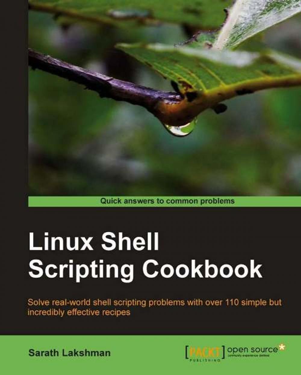 Big bigCover of Linux Shell Scripting Cookbook
