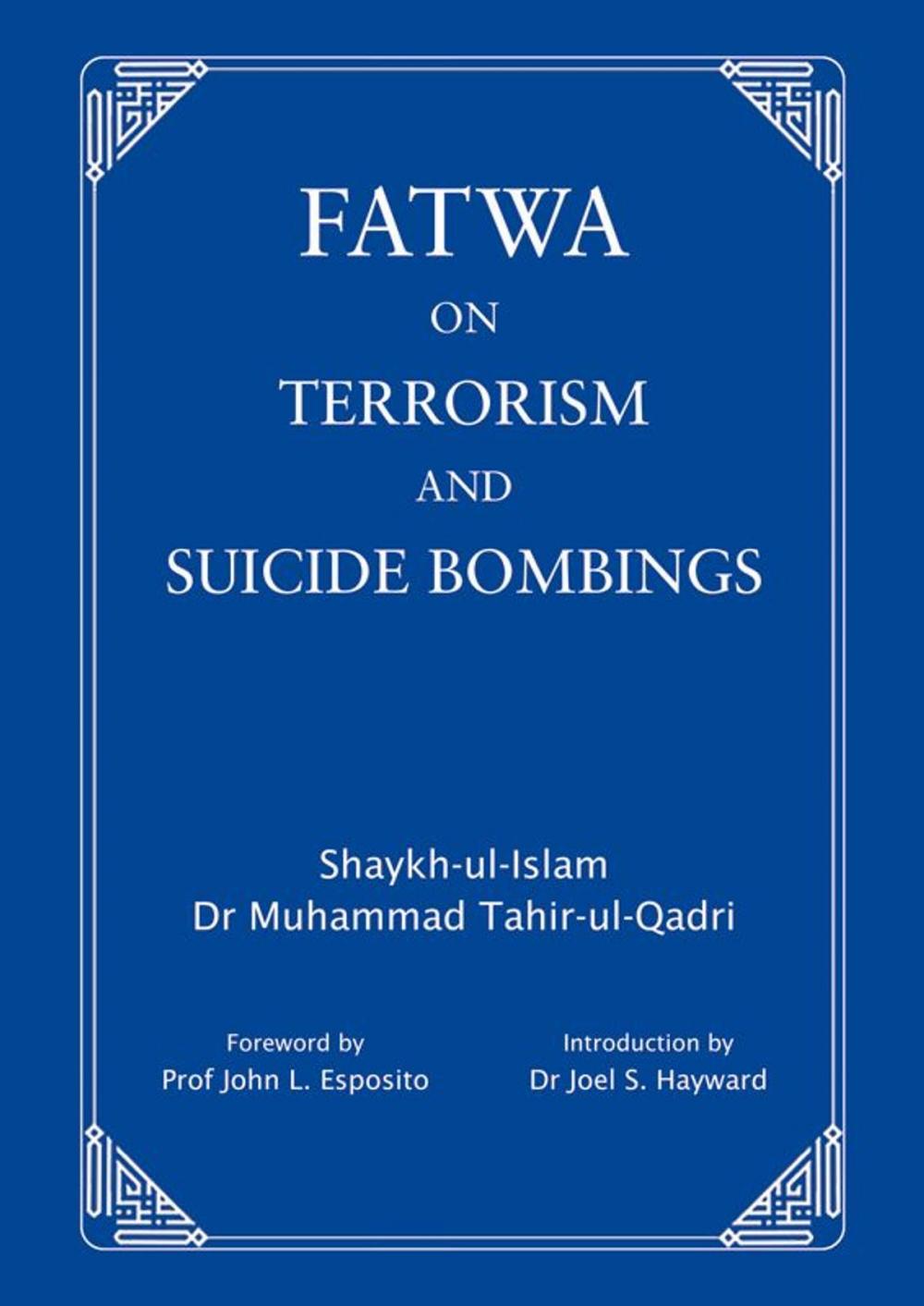 Big bigCover of Fatwa on Terrorism and Suicide Bombings
