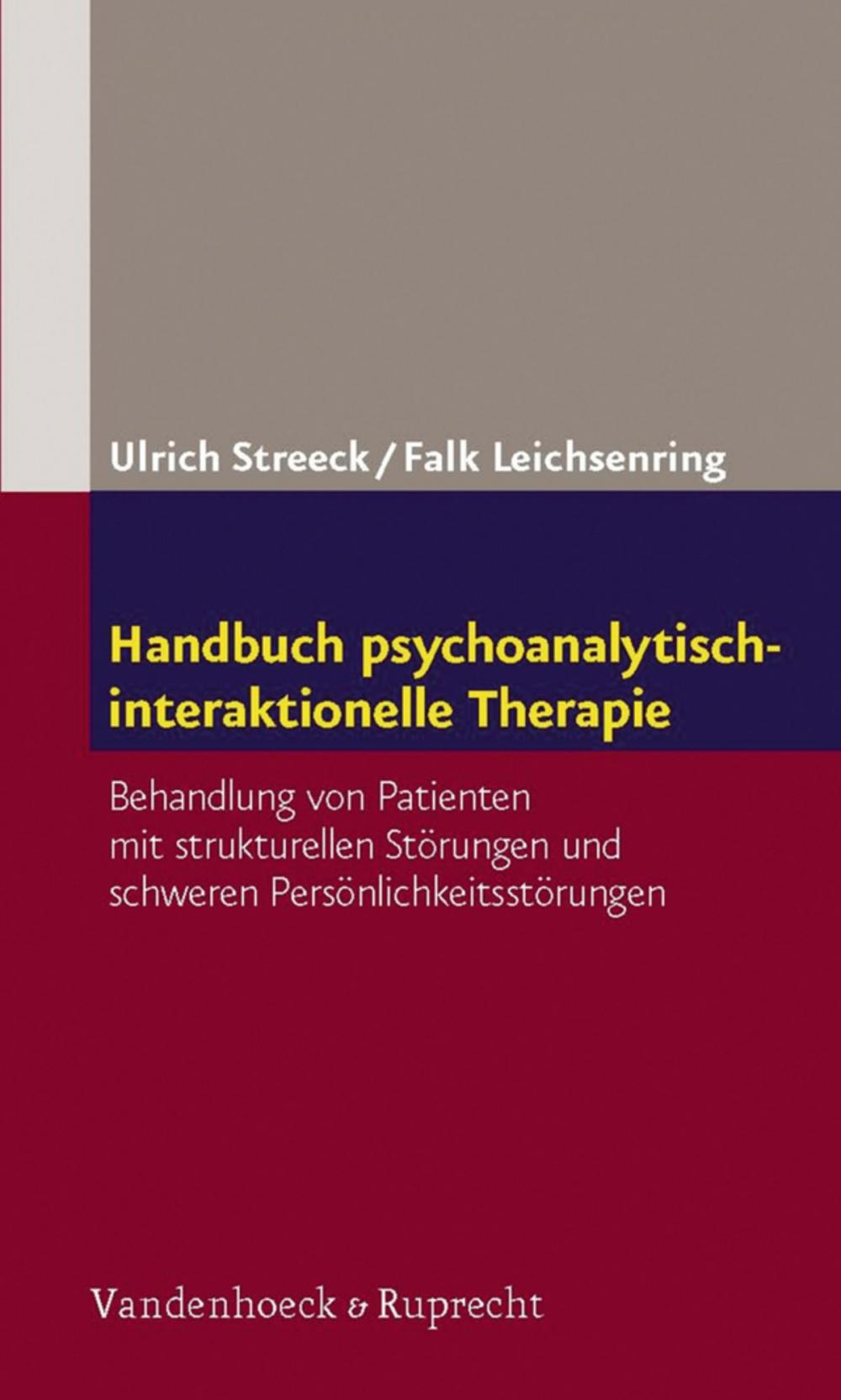 Big bigCover of Handbuch psychoanalytisch-interaktionelle Therapie