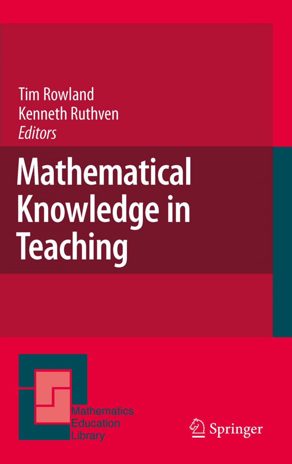 Big bigCover of Mathematical Knowledge in Teaching