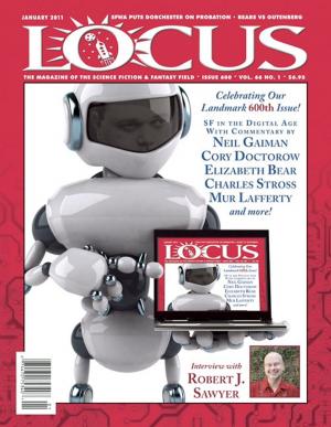 Book cover of Locus Magazine, Issue 600, January 2011