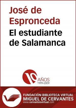 Cover of the book El estudiante de Salamanca by Pedro Calderón de la Barca