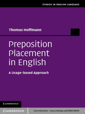 Cover of the book Preposition Placement in English by Chris Den Hartog, Nathan W. Monroe