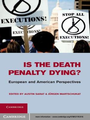 Cover of the book Is the Death Penalty Dying? by Graham Greenleaf, David Lindsay