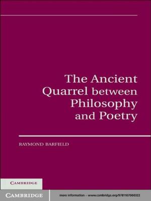 Cover of the book The Ancient Quarrel Between Philosophy and Poetry by 