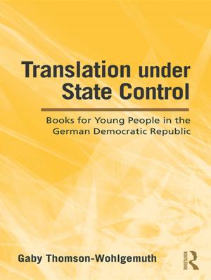 Book cover of Translation Under State Control