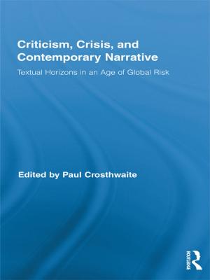Cover of Criticism, Crisis, and Contemporary Narrative