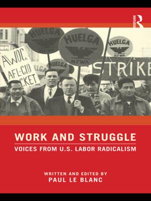 Cover of the book Work and Struggle by William Poole (New College, Oxford)