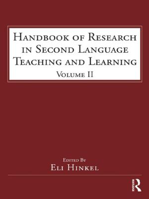 Cover of the book Handbook of Research in Second Language Teaching and Learning by Marichela Sepe