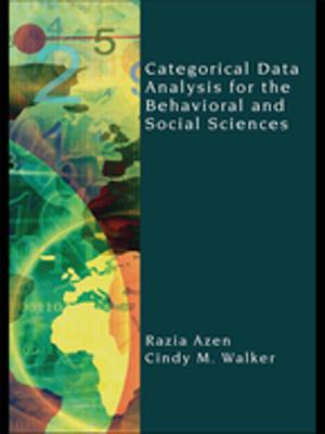 Cover of the book Categorical Data Analysis for the Behavioral and Social Sciences by Robert Fisher, Mary Williams