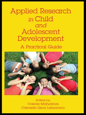 Cover of the book Applied Research in Child and Adolescent Development by Yulin Yuan