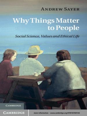 Cover of the book Why Things Matter to People by John D. Greenwood