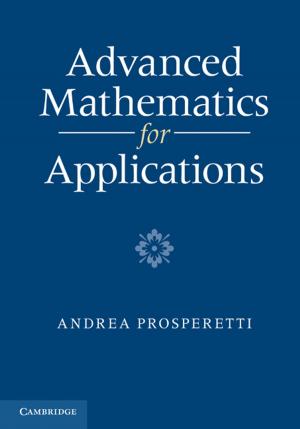 Cover of the book Advanced Mathematics for Applications by Judith M. Barringer