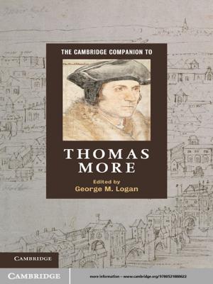Cover of the book The Cambridge Companion to Thomas More by Professor Christian R. Grose