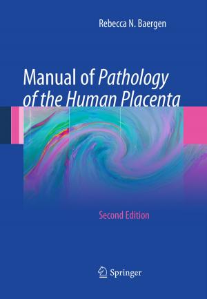 Cover of the book Manual of Pathology of the Human Placenta by P. M. Cohn