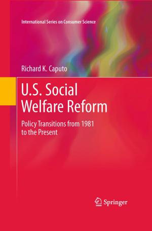 Cover of the book U.S. Social Welfare Reform by Davor Jedlicka