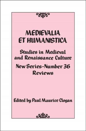 Book cover of Medievalia et Humanistica, No. 36