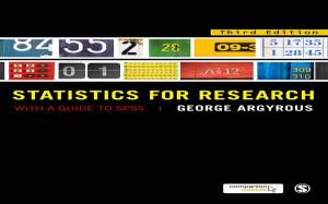 bigCover of the book Statistics for Research by 