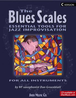 Cover of the book The Blues Scales - C Version by Barry Finnerty, SHER Music