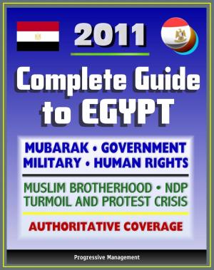 Book cover of 2011 Complete Guide to Egypt: Mubarak, Government and Politics, NDP, Military, Muslim Brotherhood, Human Rights, History, Economy, American Response to Protest Crisis - Authoritative Coverage