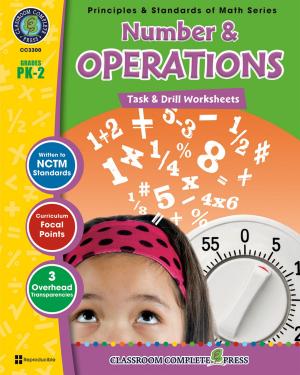 Cover of the book Number & Operations - Task & Drill Sheets Gr. PK-2 by Tanya Cook