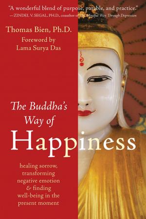 Cover of the book The Buddha's Way of Happiness by JoAnne Dahl, PhD, Ian Stewart, PhD, Christopher Martell, PhD, Jonathan S Kaplan, PhD