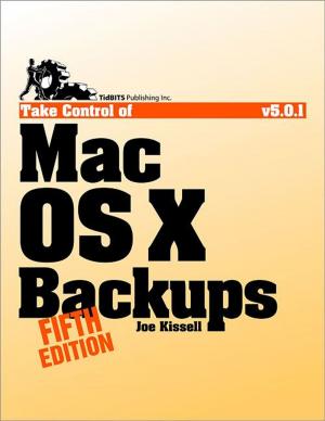 Book cover of Take Control of Mac OS X Backups