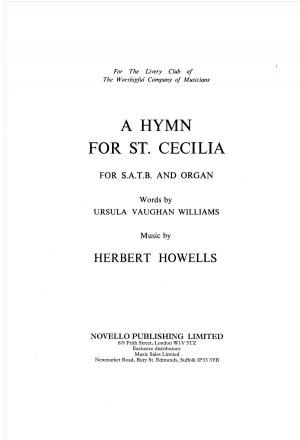 Cover of the book Herbert Howells: Hymn For St Cecilia by Dave Lewis, Alan Tepper