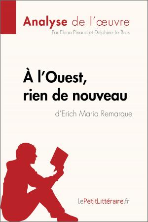 Cover of the book À l'Ouest, rien de nouveau d'Erich Maria Remarque (Analyse de l'oeuvre) by Aurore Touya