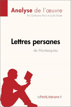 Cover of the book Lettres persanes de Montesquieu (Analyse de l'oeuvre) by Elodie Thiébaut, lePetitLittéraire.fr