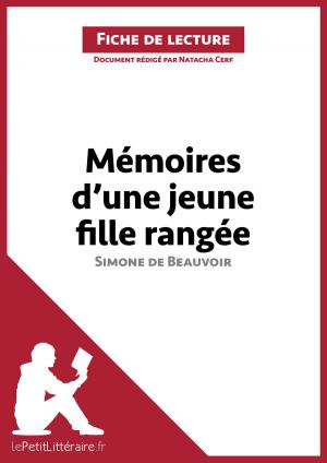 Cover of the book Mémoires d'une jeune fille rangée de Simone de Beauvoir (Fiche de lecture) by Lise Ageorges, lePetitLittéraire.fr