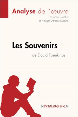 Cover of the book Les Souvenirs de David Foenkinos (Analyse de l'oeuvre) by Elena Pinaud, lePetitLittéraire.fr