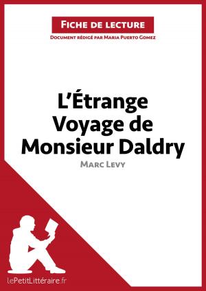 Cover of the book L'Étrange Voyage de Monsieur Daldry de Marc Levy (Fiche de lecture) by Marie-Hélène Maudoux, lePetitLittéraire.fr