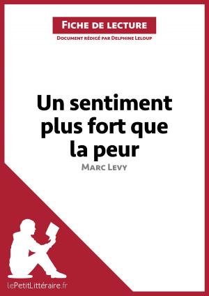 Cover of the book Un sentiment plus fort que la peur de Marc Levy (Fiche de lecture) by Martine Petrini-Poli, Alexandre Randal, lePetitLitteraire.fr