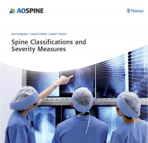 Cover of the book Spine Classifications and Severity Measures by Bente Elisabeth Bassoe Gjelsvik, Line Syre