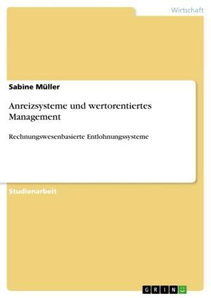Cover of the book Anreizsysteme und wertorentiertes Management by Manuela Drews