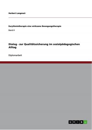 Cover of the book Dialog - zur Qualitätssicherung im sozialpädagogischen Alltag by Daniel Müller
