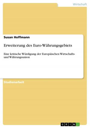 Cover of the book Erweiterung des Euro-Währungsgebiets by Andrea Frohleiks