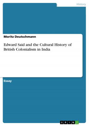 Book cover of Edward Said and the Cultural History of British Colonialism in India