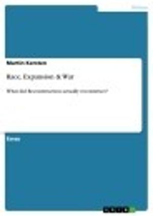 Book cover of Race, Expansion & War