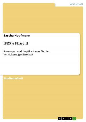 Cover of the book IFRS 4 Phase II by Tanja Aust