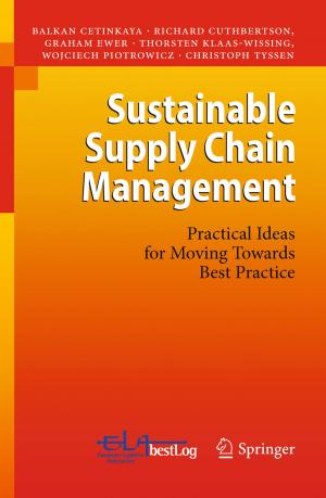 Cover of the book Sustainable Supply Chain Management by Ulrich Gellert, Ana Daniela Cristea
